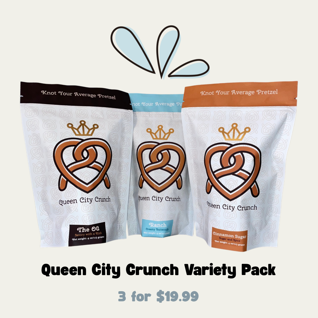 Queen City Crunch Pretzel Variety Pack (3 Pack) – CLT Find