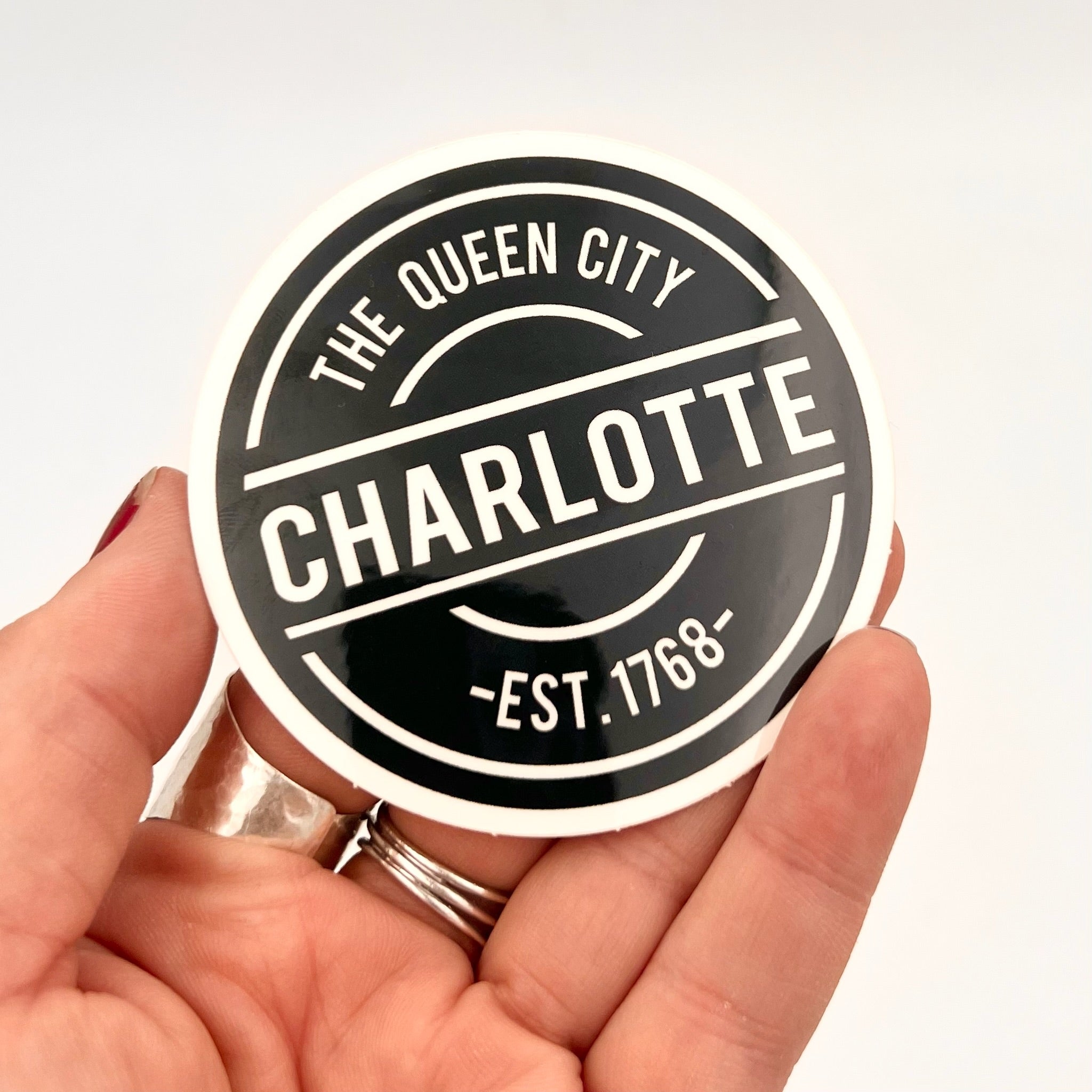 Charlotte Sticker Designed by Anna Gelbach – CLT Find
