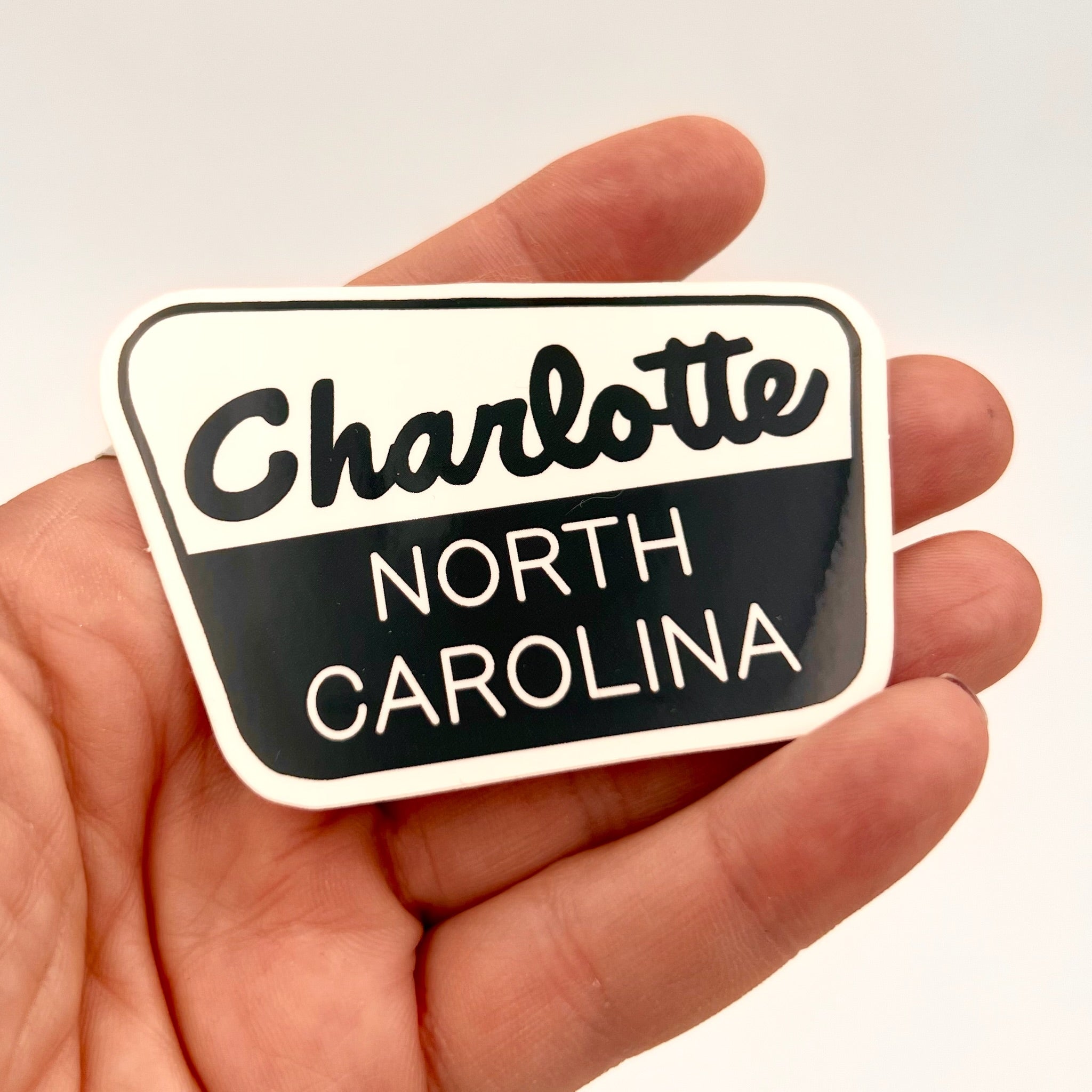 Charlotte Sticker Designed by Anna Gelbach – CLT Find