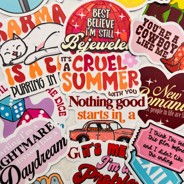 Taylor Swift Themed Stickers