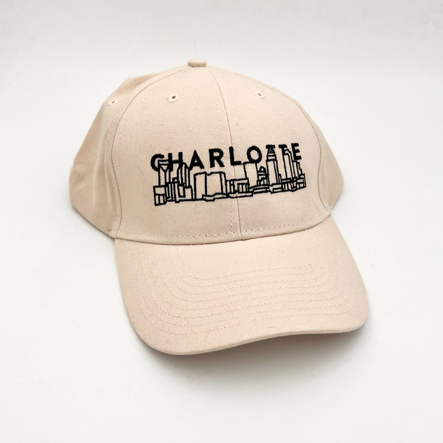 Embroidered Cream Charlotte Hat