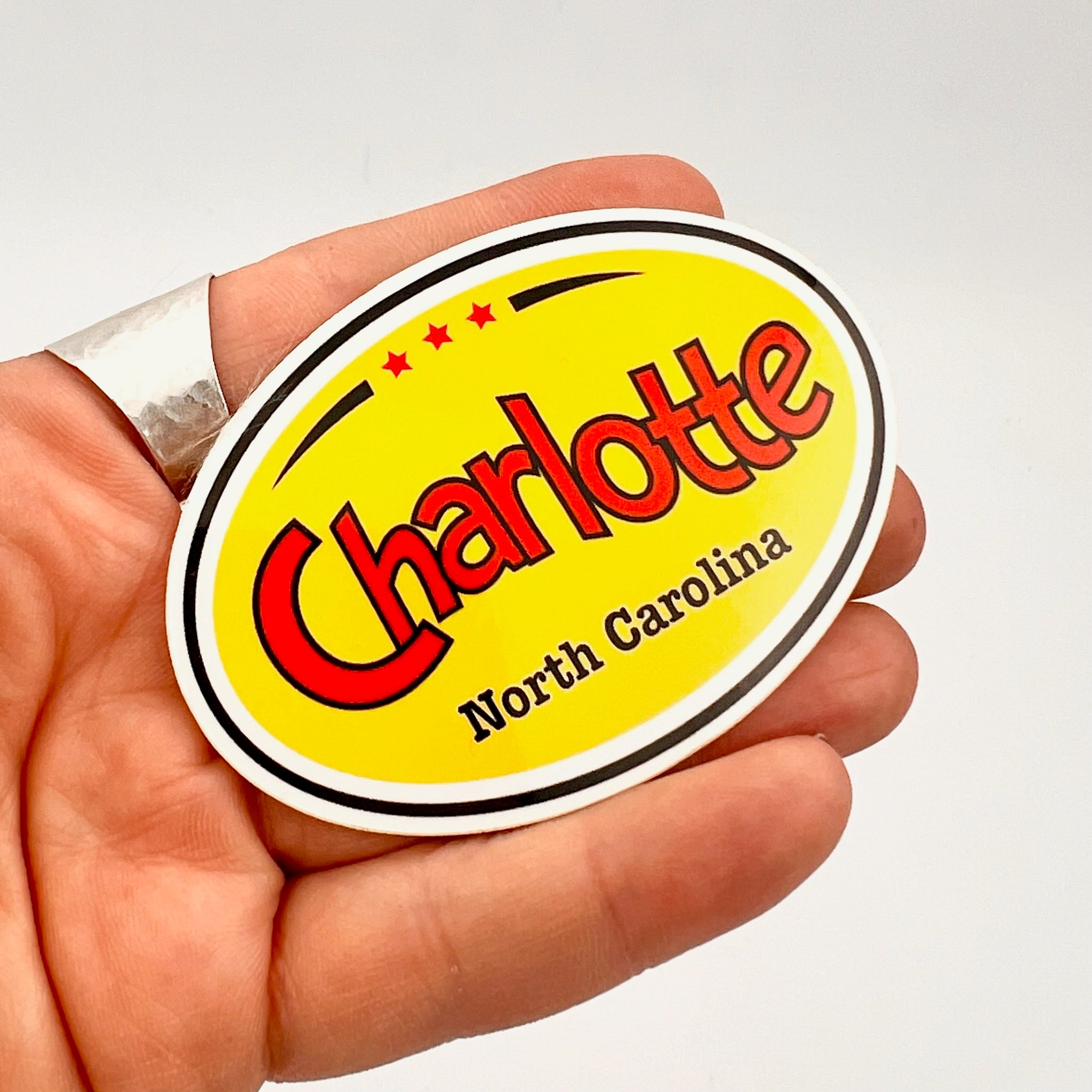 Charlotte Sticker Designed by Anna Gelbach – CLT Find