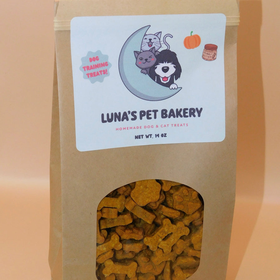 Dog Training Treats - Lil’ Gord-Geous Pumpkin Hearts