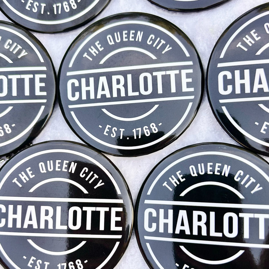 Charlotte NC Magnets by Anna Gelbach