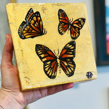 Original Butterfly Epoxy Art by Amy Weishaar