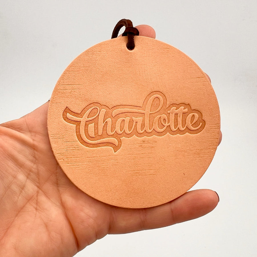 Handmade Leather Ornaments by Windrose Leather