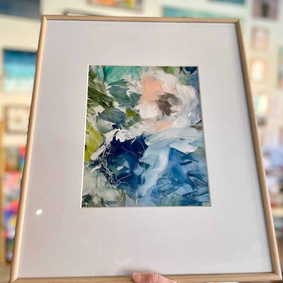 Abstract Floral Framed Prints by Kelly Tarasovitch