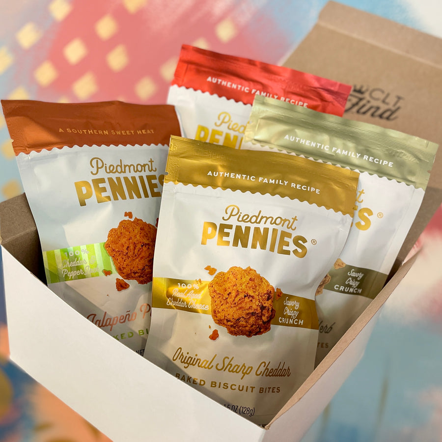 Piedmont Pennies Cheese Biscuit Bites Variety Pack (4 Pack)