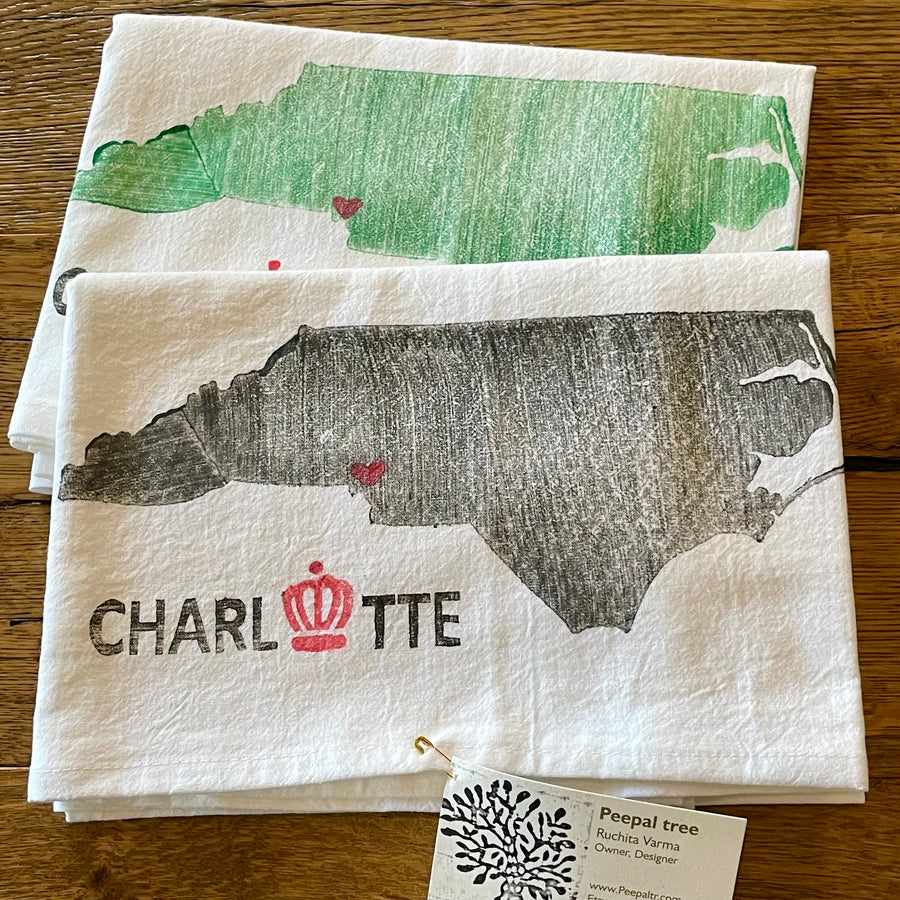 Charlotte Tea Towel by Peepal Tree