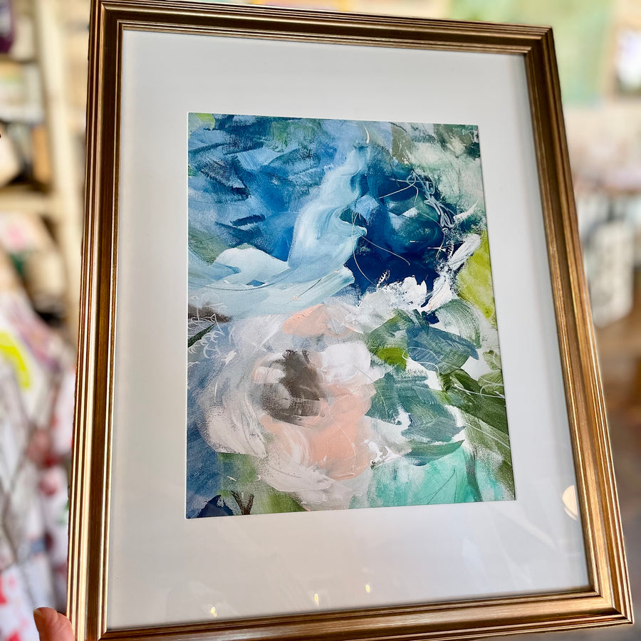 Abstract Floral Framed Prints by Kelly Tarasovitch