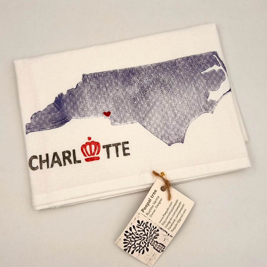 Charlotte Tea Towel by Peepal Tree