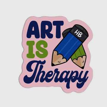 Art Is Therapy Sticker