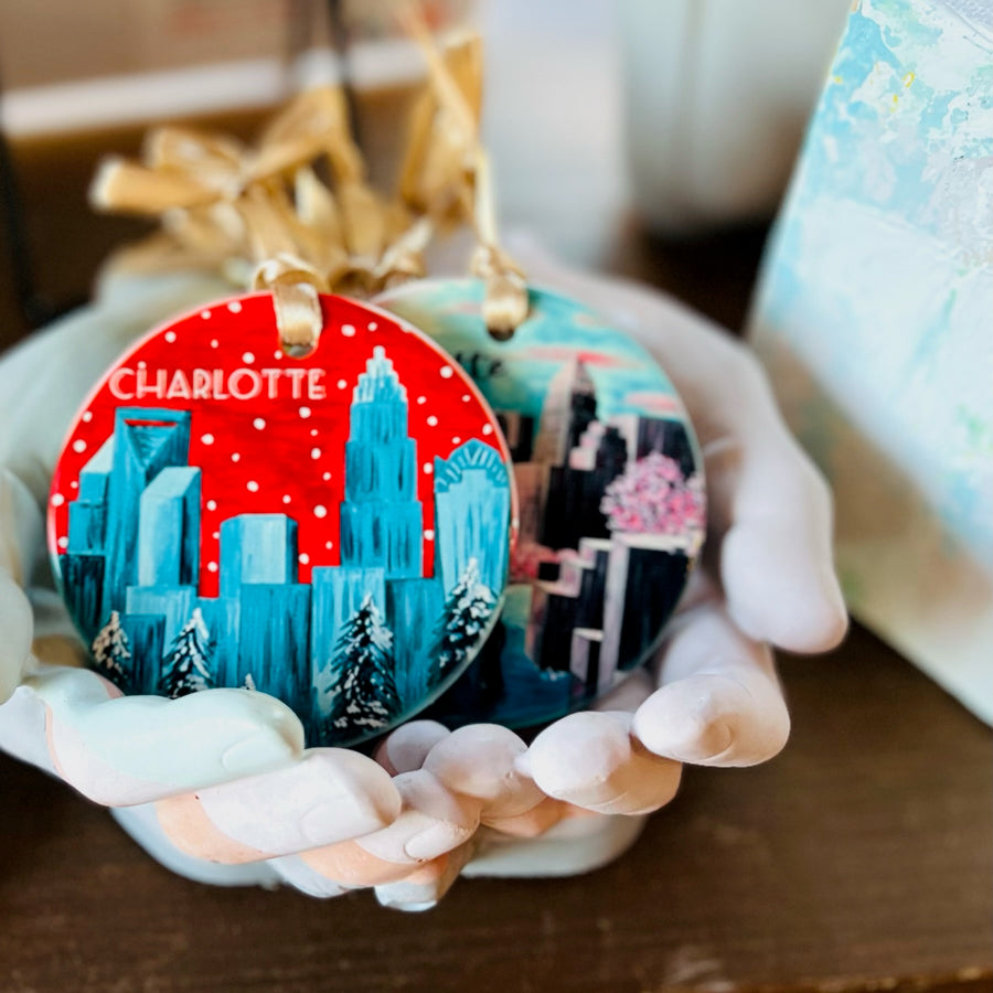 Charlotte Holiday Ornament by Painted Rose