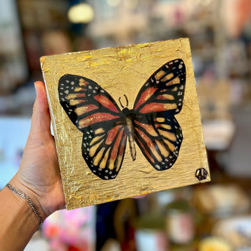 Original Monarch Butterfly Epoxy Art by Amy Weishaar