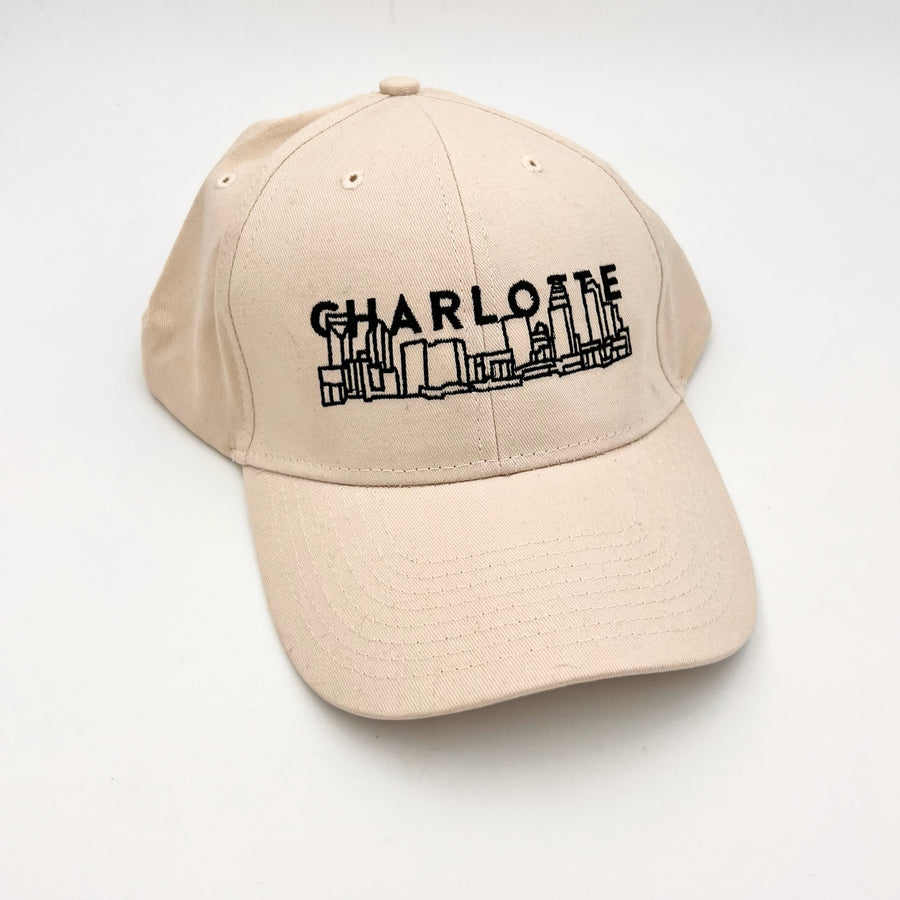 Embroidered Cream Charlotte Hat