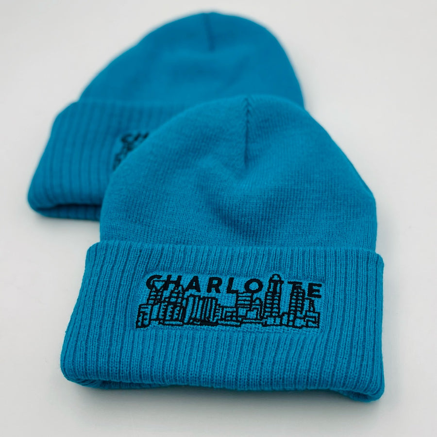 Teal Charlotte Beanie