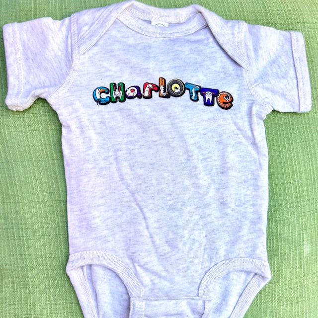 Charlotte Baby Bodysuit - Heather Oatmeal