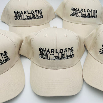 Embroidered Cream Charlotte Hat