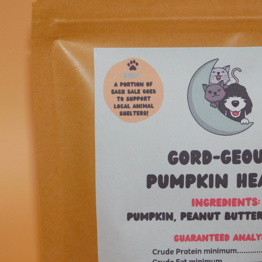 Dog Treats - Gord-Geous Pumpkin Hearts