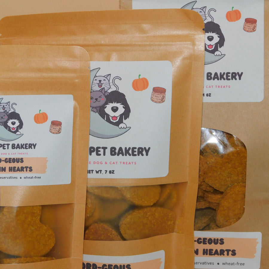 Dog Treats - Gord-Geous Pumpkin Hearts