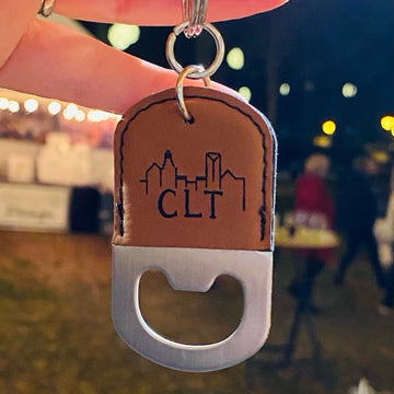 CLT Bottle Opener Keychain